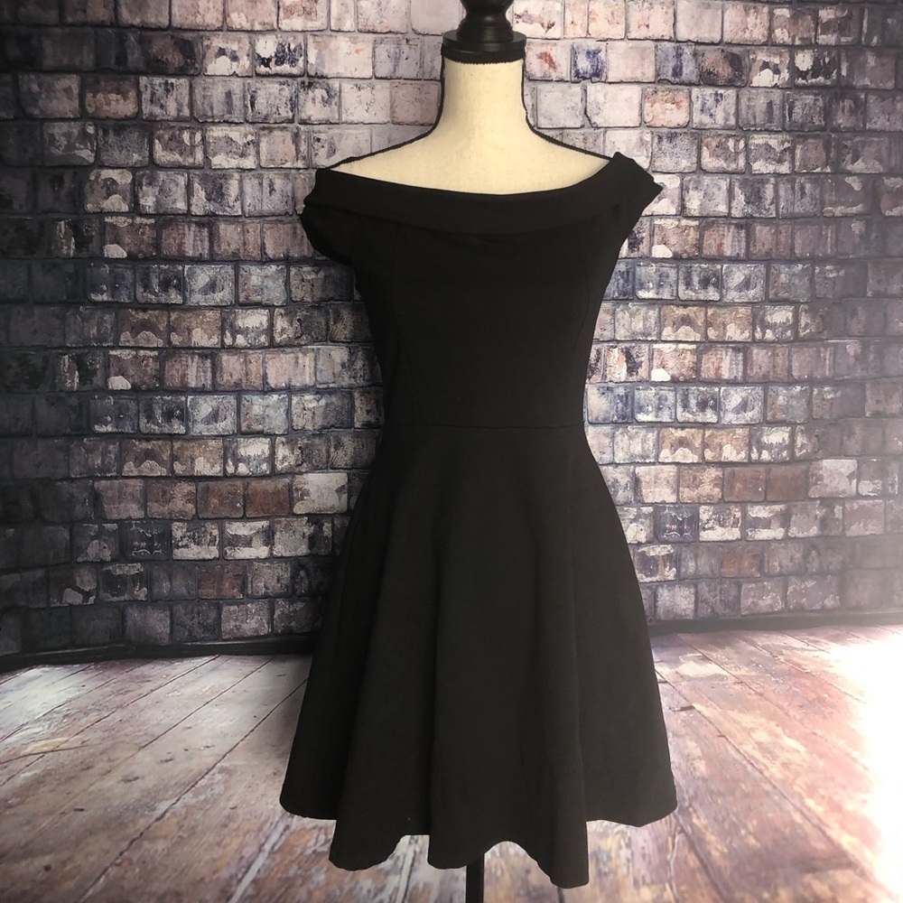 Lulus Black Skater Dress